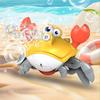 Dancing Crab Bubble Machine Automatic Blower with Music Interactive Bubble Maker for Kids Outdoor Play