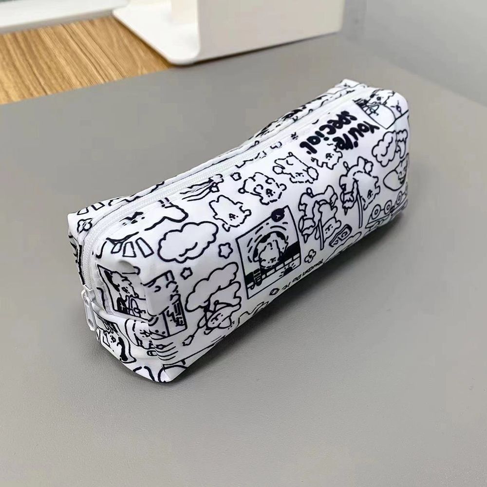 Многофункциональная сумка для ручек с рисунком щенка/кошки, коробка для ручек, высококачественная сумка для канцелярских принадлежностей, школьный офис