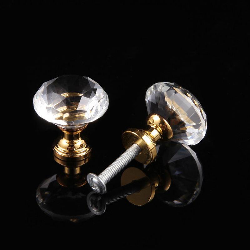 Handle Crystal Handle Home Decoration Storage Box Handle Drawer Handle