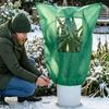 Durable Outdoor Plant Protection Cover Frost with Viewing Window, Extra Thick Non-woven Winter Covers for Blanket, Wind And Snow Tree Reusable Blanket