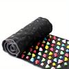 Foldable Black PP Foot Massage Mat - Reflexology Acupuncture Pad For, Detox, and Improved Circulation , Acupuncture Products