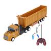 Remote Control Dump Truck Double Deck Transporter Toys Electric Construction Vehicle Light Sound