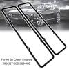 Small Block SB Chevy Valve Covers Set SBC Steel Core Rubber Valve Cover Gaskets 7484BOX Compatible with Chevy 350 305 283 327 400 383 302 307 SBC