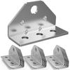 Boat Trailer Bank Brackets 12 Pack - Galvanized Adjustable Swivel Top Angle Bracket for