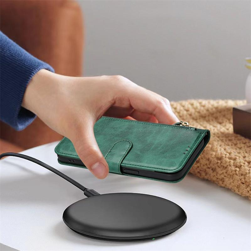 Flip Case for Xiaomi 9 10 11 Lite Ne Ultra 10T 11i 11X 11T Pro 5G Leather Wallet Cover Card Slot Bag Zipper Casing