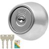 MIWA (Miwa Lock) LZ2 Cylinder Lock U9 Back Door/Front Door Key Replacement, LZ LZSP MCY-122, Includes 3 Keys, Silver (HG Color), Replacement Instructi