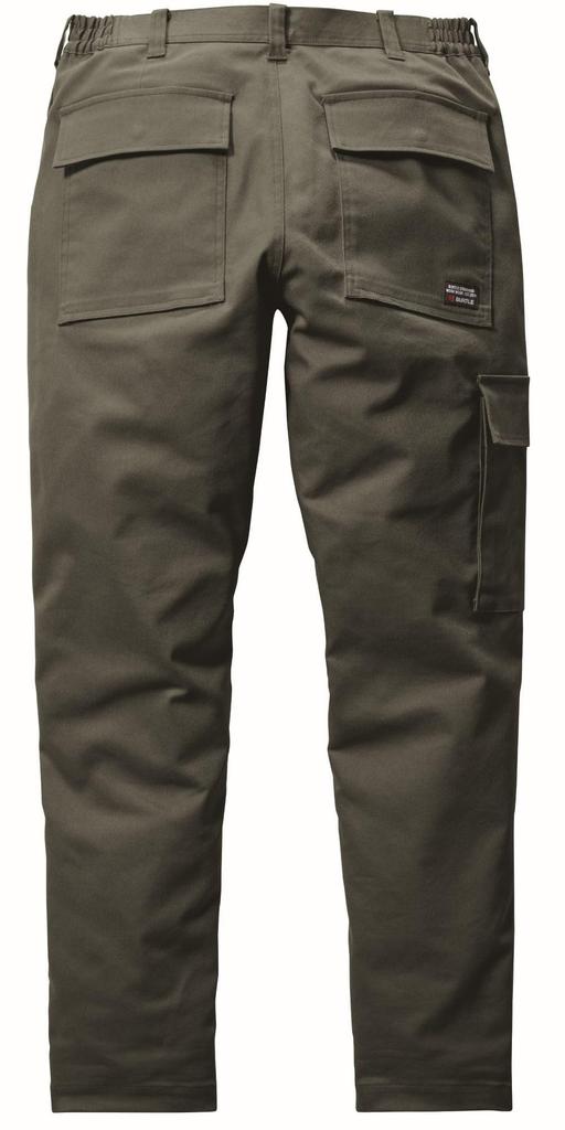BURTLE Широкие брюки-карго на все времена года, цвет Mils green 5023 14 S (унисекса)
