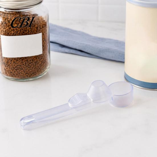 Coffee And Protein Powder Scoop with Extended Handle, Precise Quantitative Control Measuring Spoon, Sliding Seal Leak-Proof Design, for Milk