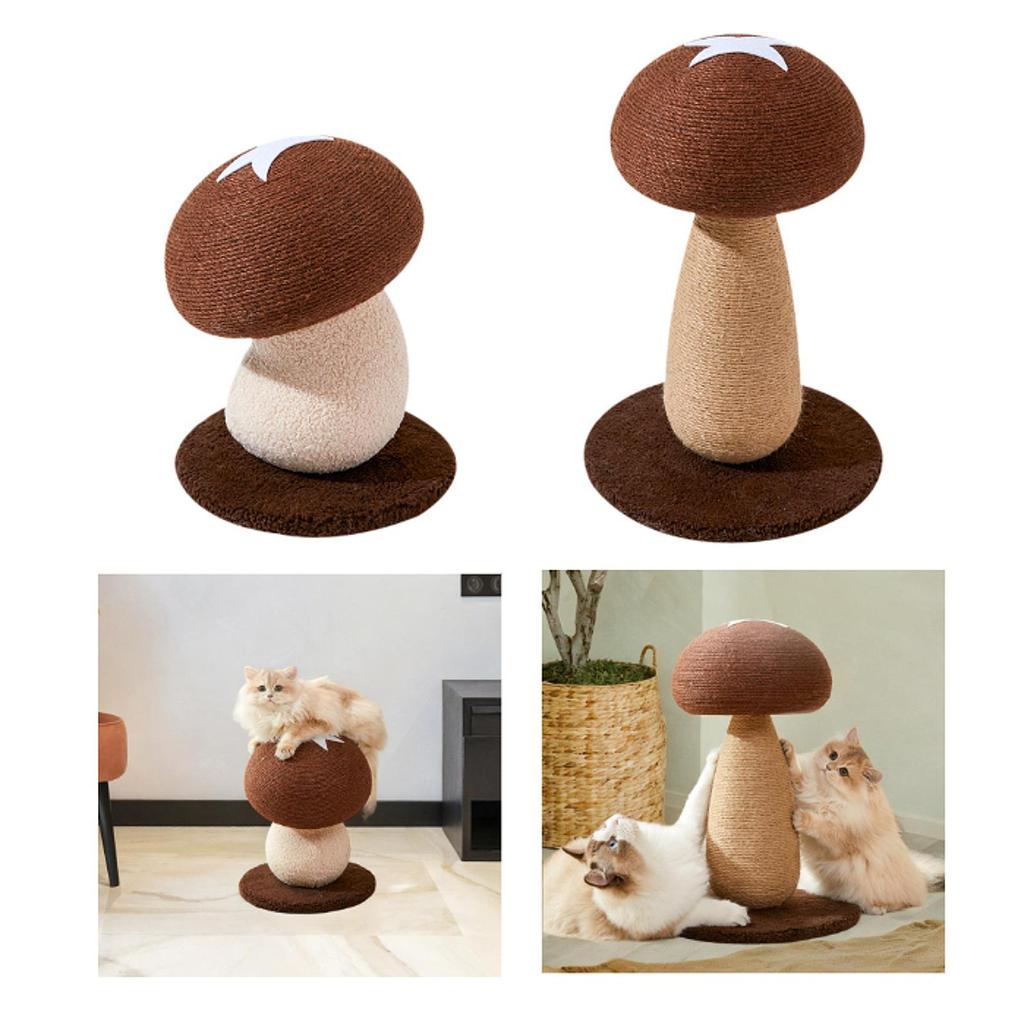 Грибной кошачий столбик Защитите свою мебель Интерактивная игрушка для кошек Игрушка для кошек Grind Claw Вертикальная когтеточка для взрослых кошек Домашние кошки