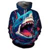 Shark Fashion 3D Printed Hoodie Casual Funny Animal Pattern Hoodie For Men Women Adults Clothing Streetwear Sweatshirts Tops