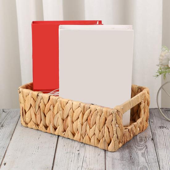 1/2Pcs Storage Basket with Handle Sturdy Structure Large Capacity Strong