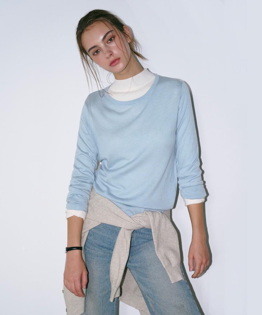 MARDMARD Pure Round Knit - Sky Blue