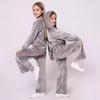 2026 Fall Winter Girls Velour Track Suit 2 Piece Set Casual Hoodie Sweatshirt Kids Warm Athletic Outfit