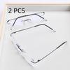 2Pcs Suit Luxury Frameless Cutting Reading Glasses Men Business Rimless Eyeglasses Women Ultra-Light Presbyopia Eyewear