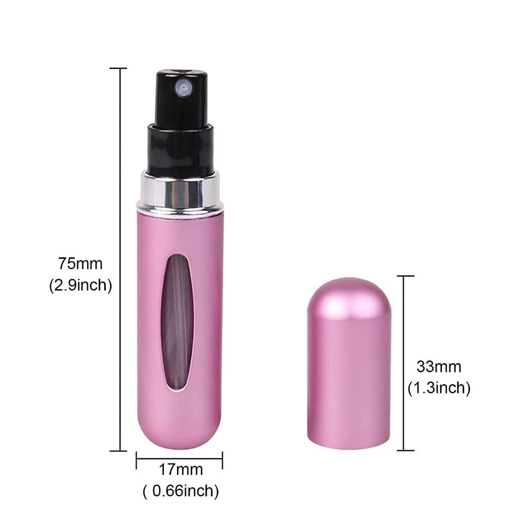 Портативный мини-многоразовый флакон для духов на 5 мл с распылителем ароматических насосов, пустые косметические контейнеры