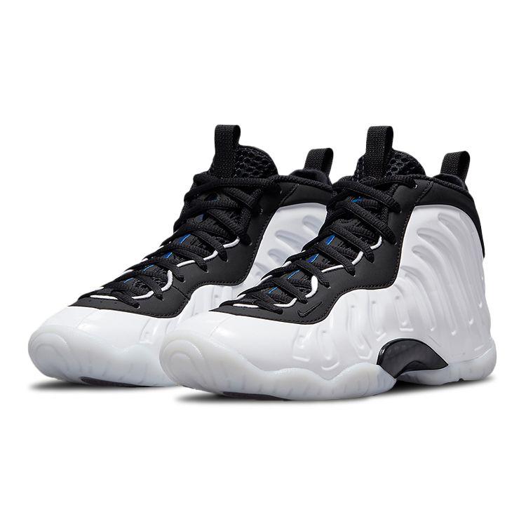 Nike Кроссовки Little Posite One GS Orland Home Kids белые черные Hyper-Royal CZ2548-100