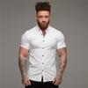 Men's Fashion Dress Shirt Summer Classic Slim Fit Button Short Sleeve Shirts for Men Casual Business Male Hipster Social Shirt