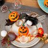 2026 Halloween Pumpkin Head Eyeball Napkin Ring Spooky Decoration for Table Setting New Design for Hotel Dining