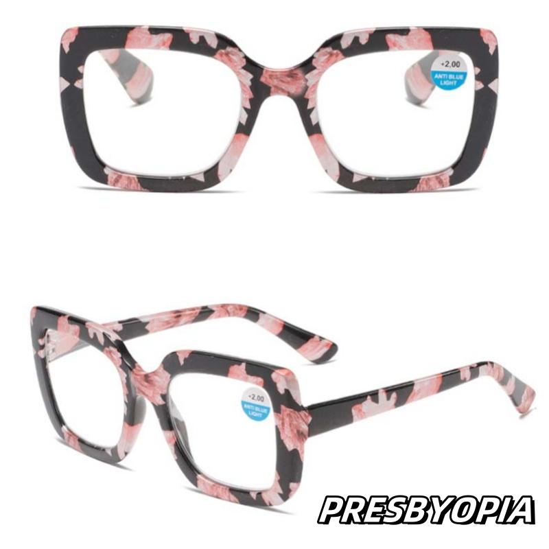 Женские модные очки для чтения с увеличенной оправой, очки для дальнего зрения, сверхлегкие оптические очки с высокой четкостью до +4,0