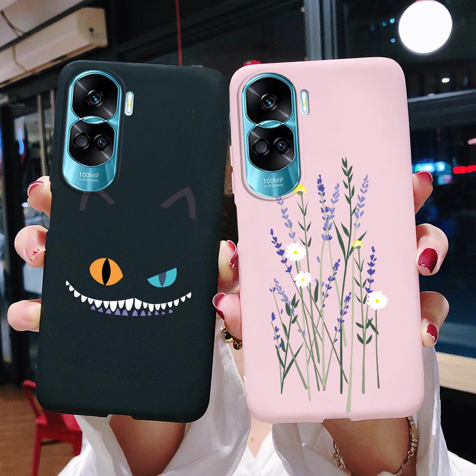Чехол для Honor 90 Lite Honor90 Pro 5G Силиконовый Мягкий Милый Котик Мультяшный Бампер Funda Coque Для Honor 90 Pro 90Lite Защитная Крышка