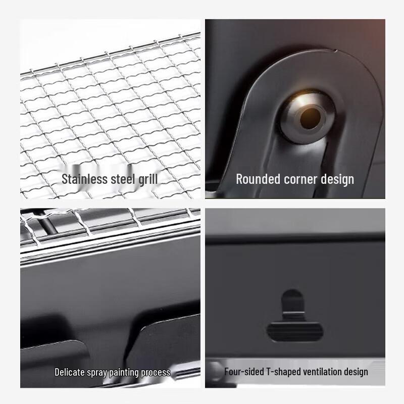Hanle Meitu Foldable Outdoor Charcoal Grill