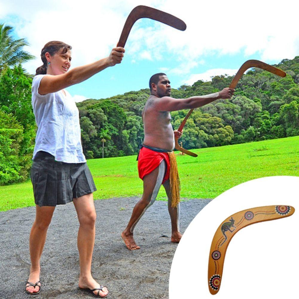 Interactive Toy Outdoor Boomerang Toy Kangaroo Boomerang V Shaped Boomerang Flying Boomerang Toy