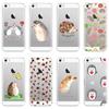 TPU Back Cover For Apple iPhone 4 4S 5 5C 5S SE Kawaii Hedgehog Heart Love Cute Flower Soft Silicone Phone Case For iPhone 4 5 S