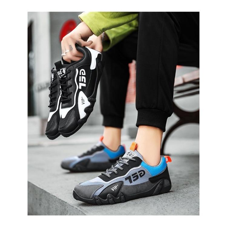 Labor Protection Shoes Men's Shoes Summer Breathable Canvas Shoes Men Construction Site Work All Match Small White Sports Board Shoes Fashion Shoes