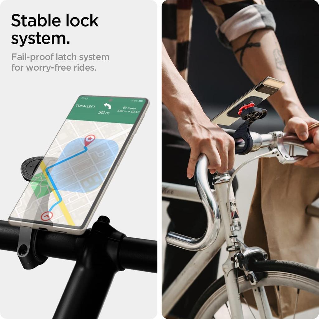 [Spigen] Bicycle Smartphone Holder Gear Lock MF100 Out Front Bike