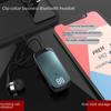 K65 Проводная Bluetooth-гарнитура с зажимом-вкладышем, цифровым дисплеем и длительным сроком службы батареи