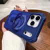 Прочный Военный Бронированный Ударопрочный Матовый Чехол Для iPhone 16 Pro Max 17 Air Для Magsafe Магнитное Кольцо Подставка Держатель Жесткая Крышка