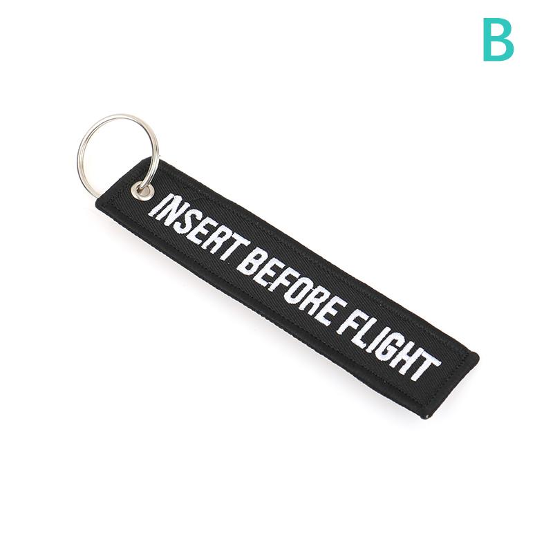 Car Key Ring Key Fobs Insert Before Flight Keychain Jewelry Luggage Key Tag