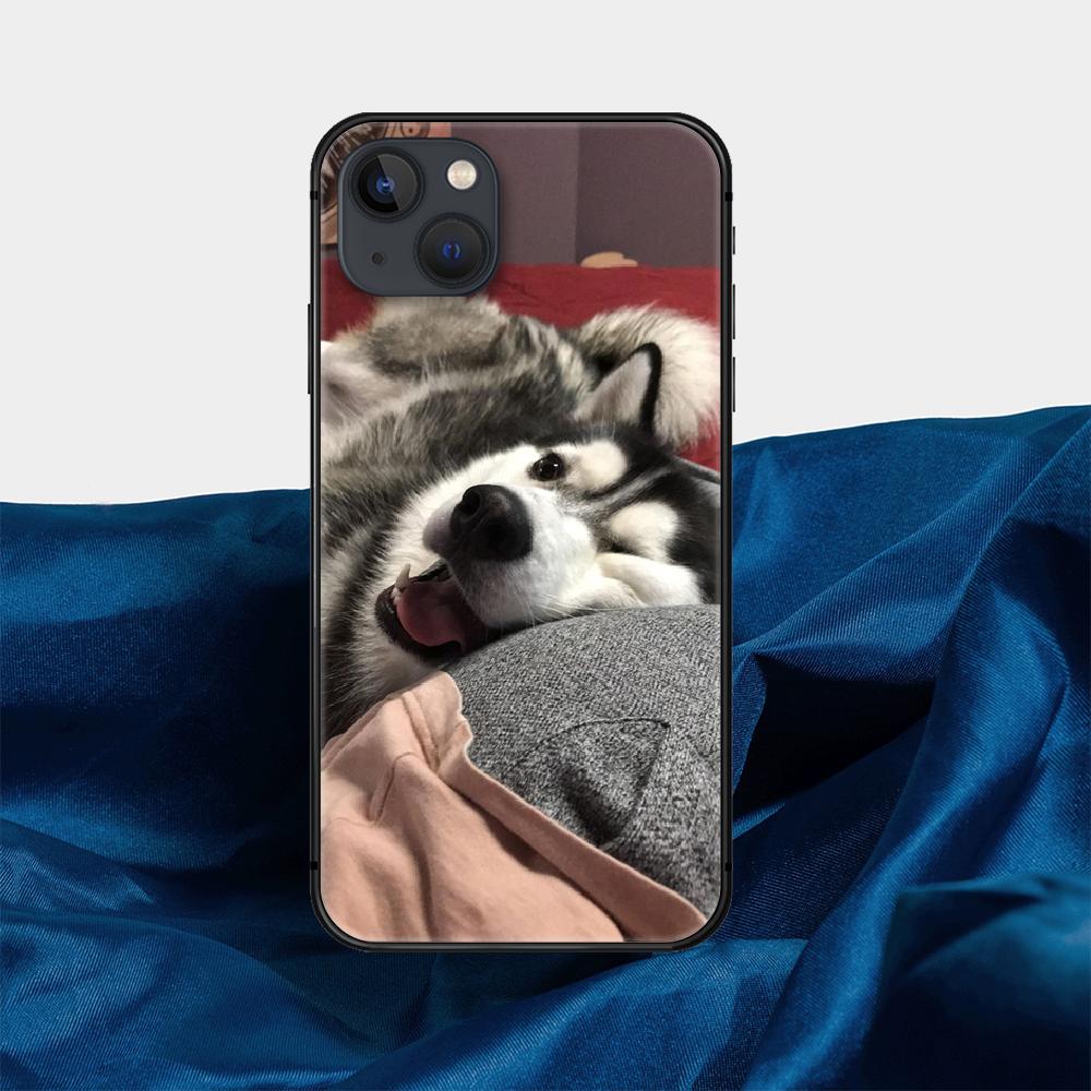 Чехол для телефона с собакой хаски для iPhone Samsung Galaxy Redmi Xiaomi Oppo OnePlus Note SA 7 8 9 10 11 12 13 14 20 21 22 23 53 54 Pro Max Plus Ultra TPU Soft