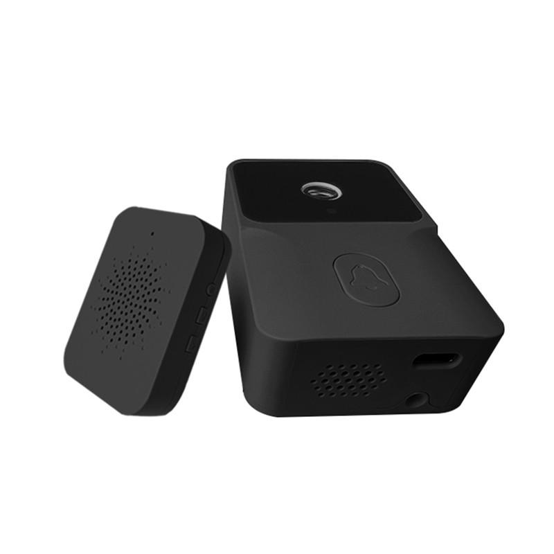 Музыкальная шкатулка M8 Tuya Ding Dong, Wi-Fi, удаленная домашняя камера наблюдения, домофон, визуальный дверной звонок, изменение голоса, ИК-ночное видение, обмен приложениями, батарея типа C