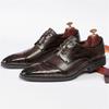 Модные Британские Новые Очаровательные Деловые Черные Коричневые Оксфорды Для Мужчин Дизайнерская Формальная Свадебная Обувь Для Выпускного Вечера