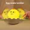 Eggshell Snake Tumbler Night Light Rechargeable Adjustable Cartoon Snake Desk Light Home Office