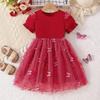 2025 Girls' Summer Princess Tulle Dress: Trendy Children's Fashion
