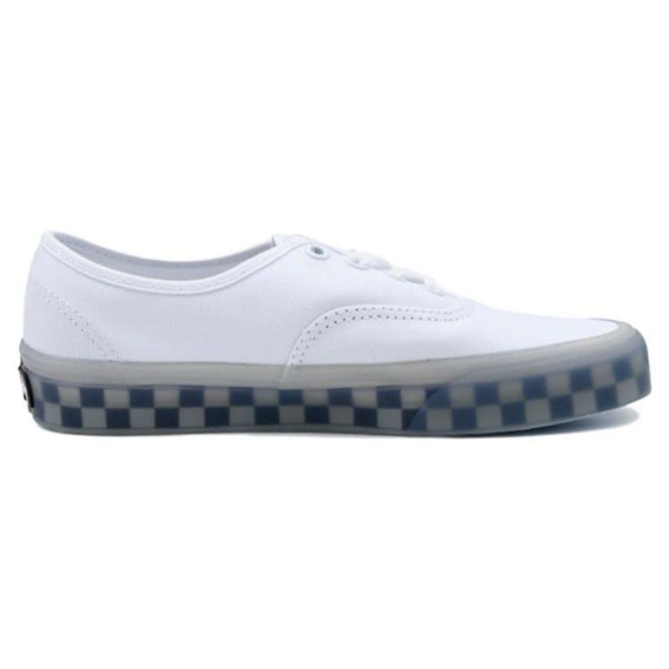 Vans Оригинальная парусиновая обувь для скейтбординга с низким верхом, унисекс кроссовки, бело-синие VN0A5KRDAVC