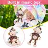 Baby Plush Puzzle Multifunctional Music Cart Bed Hanging