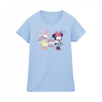 Женская хлопковая футболка Minnie Daisy в пляжном стиле