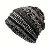 Winter Fleece-Lined Windproof Beanie: Multifunctional Cashmere Slouchy Hat for Outdoor Sports & Cycling