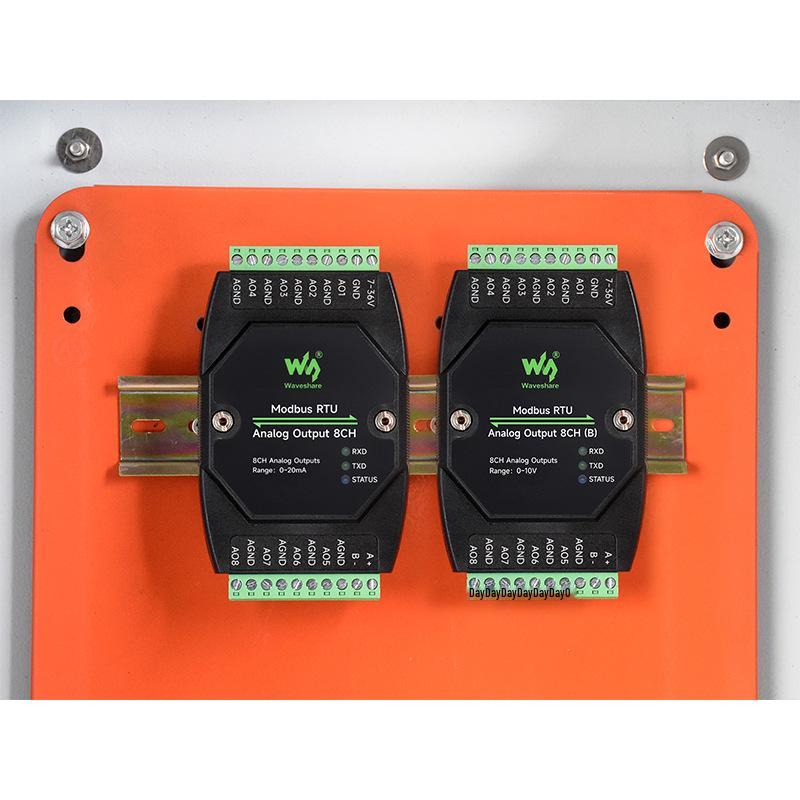 Industrial 8-Channel DA Output Module: 12-bit, Synchronous Voltage/Current Output