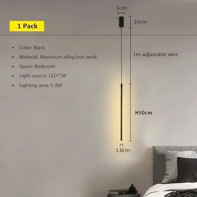 Современные светодиодные подвесные светильники для столовой, спальни, прикроватные подвесные лампы, фоновые люстры, светильники для домашнего декора