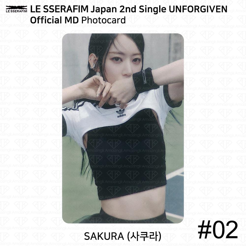 LE SSERAFIM Japan 2nd Single UNFORGIVEN Official MD Random Photocard Chaewon