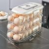Clear Egg Rack Holder Large-capacity Egg Container New Rolling Egg Storage Box  Kitchen Dedicated