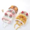 Warm Ear Protection Cap Fruit Ear Baby Hat Cute Sunscreen Hat  Children