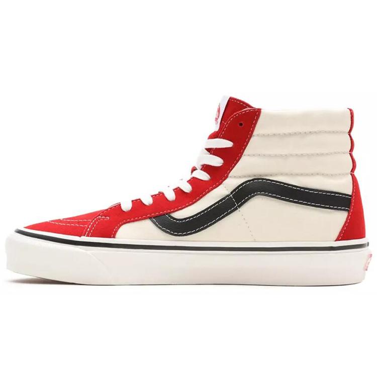 Vans SK8 Hi 38 DX Anaheim Factory-White Red VN0A38GF4UK