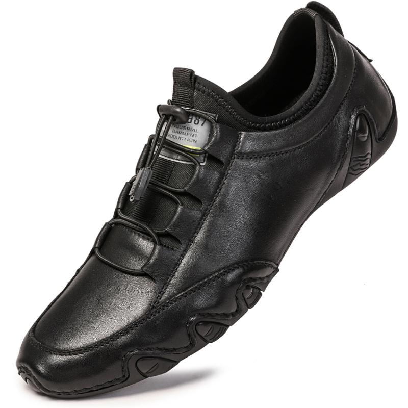 Мужская кожаная повседневная обувь Обувь для вождения