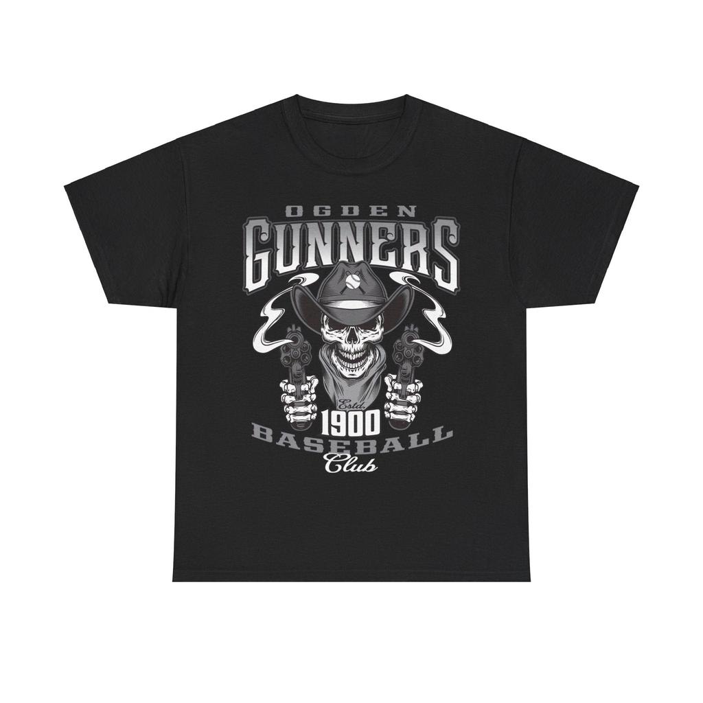 Unisex Graphic T-shirt Ogden Gunners Utah Est 1900 Baseball Club T-shirt