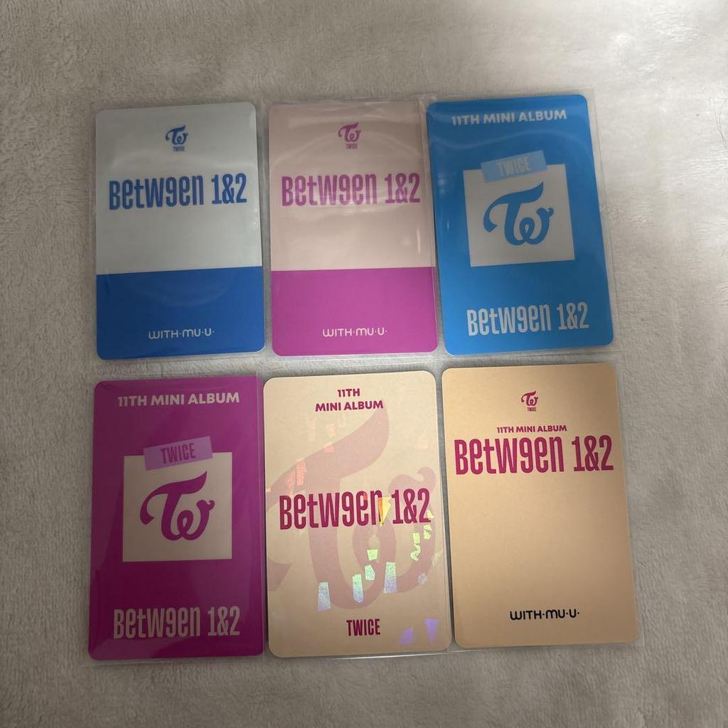 [USED] TWICE Between 1&2 Lucky Drop Bonus Trading Card Sana